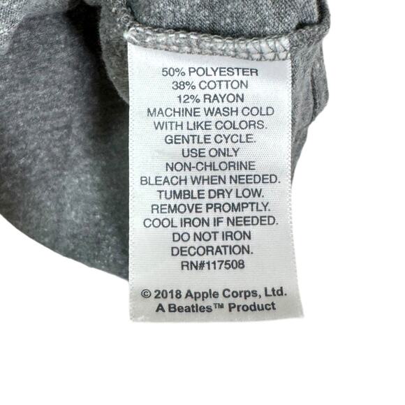 Junk Food Beatles Sgt Pepper's Lonely Heart Club Band Tee XXL New Gray Soft - Picture 5 of 5